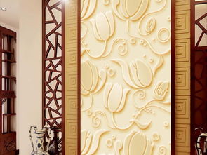 精品時尚花紋浮雕玄關(guān)壁畫 材質(zhì)編號17086585，提升家居格調(diào)的藝術(shù)之選